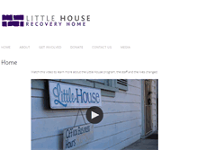 Tablet Screenshot of littlehouseinc.org